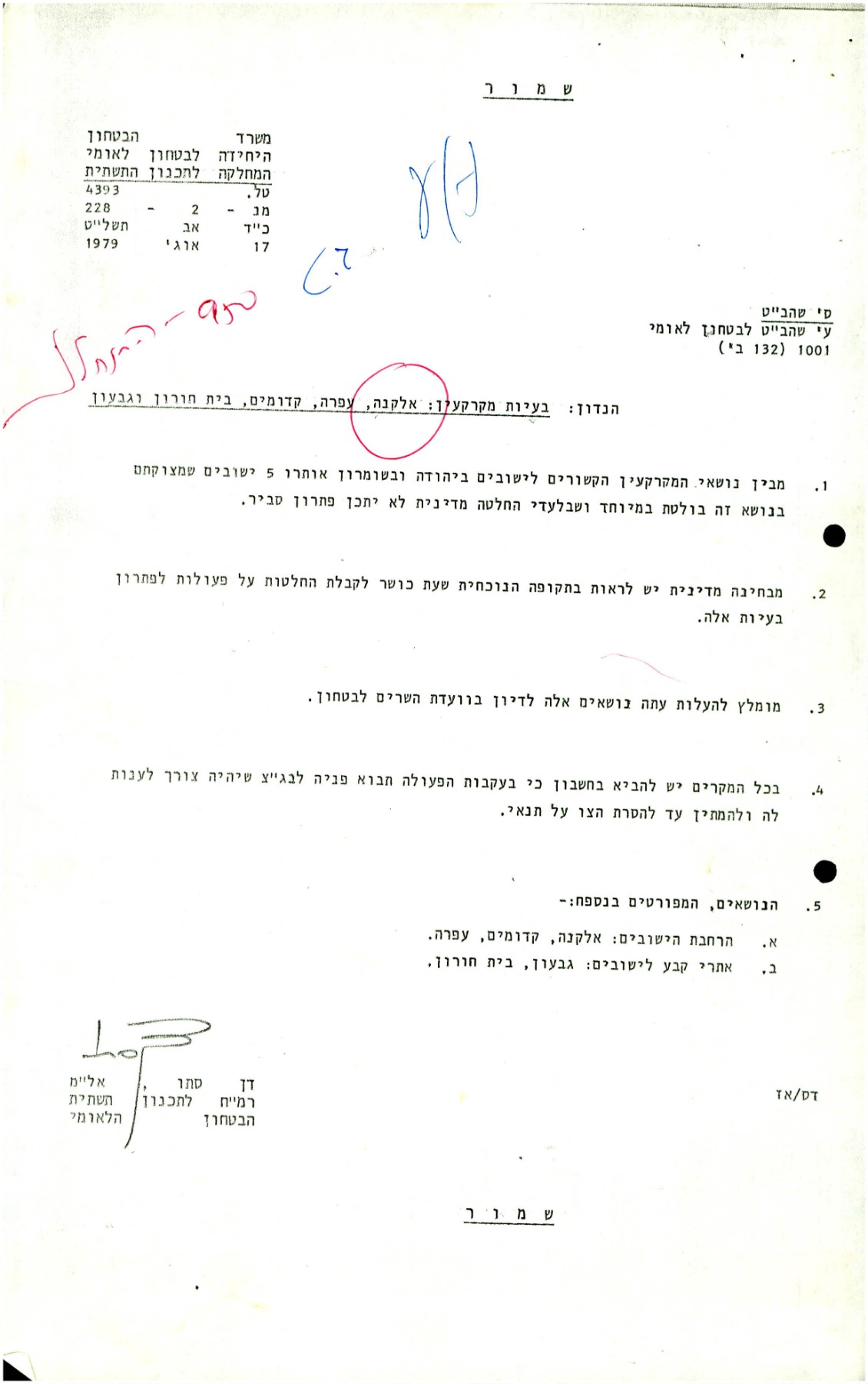 בעיות מקרקעין באלקנה