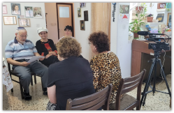 ריאיון עם משפחת אלוני על  סניף יד שרה אלקנה