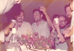 חנן פורת וניסן סלומינסקי (צילם: עקיבא אייזנברג)