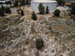 תעלות הקשר מדרום לבריכת המים  -צילומי רחפן של צביקי בצר, ל"ג בעומר תשפ"ה 16 במאי 2025