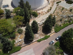 תעלת הקשר מעל רחוב סמדר - צילומי רחפן של צביקי בצר, ל"ג בעומר תשפ"ה 16 במאי 2025