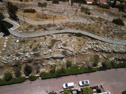 תעלות הקשר מעל רחוב סמדר - צילומי רחפן של צביקי בצר, ל"ג בעומר תשפ"ה 16 במאי 2025