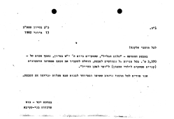 הודעה לתושבי אלקנה