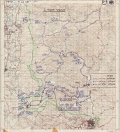 מפת מבצעי חטמ"ר 4 - כיבוש השומרון