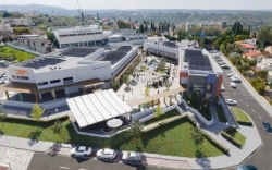 תוכנית משנת 2021 לשיפוץ המרכז המסחרי הישן. (חברת פלטין)