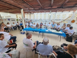 טקס מתנדבי מיזם אלקנה עושה היסטוריה (צילום: סלין מיכליס)