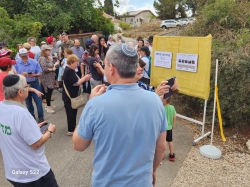 סיור מס' 1 למתנדבי המיזם (צילום: סלין מיכליס)