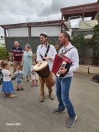 הכליזמרים: יגאל זגלמן ודניאל יעקובוביץ (צילום: סלין מיכליס)
