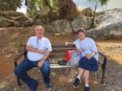 המדריכים דודי גרוס ושולה גרניק (צילום: רוחי רוזנבלום)