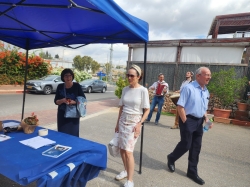 יפעת גודינר והוריה שמואל ואסתר דורפמן (צילום: דני סיטרון)