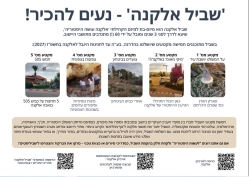 שלט בכניסה לאירוע