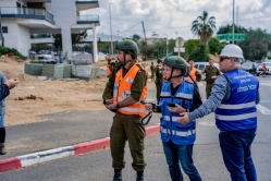 תרגיל חירום יישובי בשעות אחה"צ (15/03/2026) צילום:  אבישי בדולח-כעין הבדולח, דו"צ חטיבת אפרים.