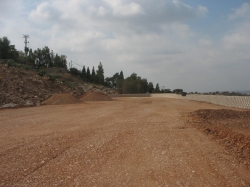 הכנות לבניית שכונת המדורגים ביישוב הארעי