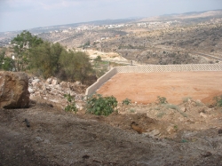 הכנות לבניית שכונת המדורגים ביישוב הארעי