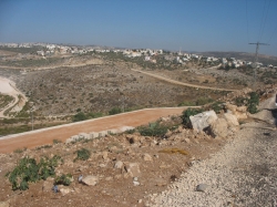 הכנות לבניית שכונת המדורגים ביישוב הארעי