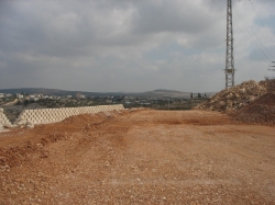 הכנות לבניית שכונת המדורגים ביישוב הארעי