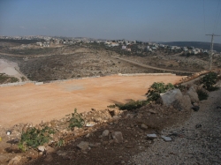 הכנות לבניית שכונת המדורגים ביישוב הארעי