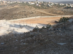 הכנות לבניית שכונת המדורגים ביישוב הארעי